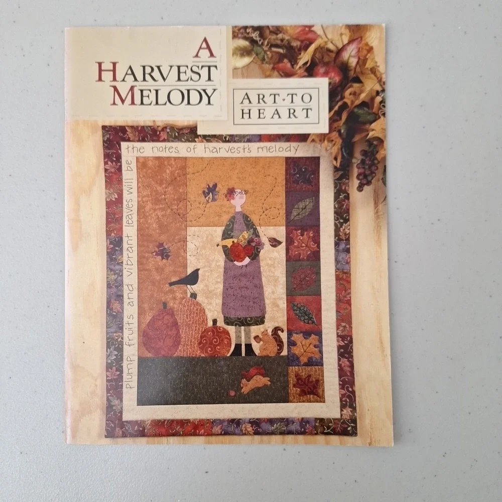 Tidings Quilt Pattern Book by Nancy Halvorsen of Art to Heart & A Melody Harvest